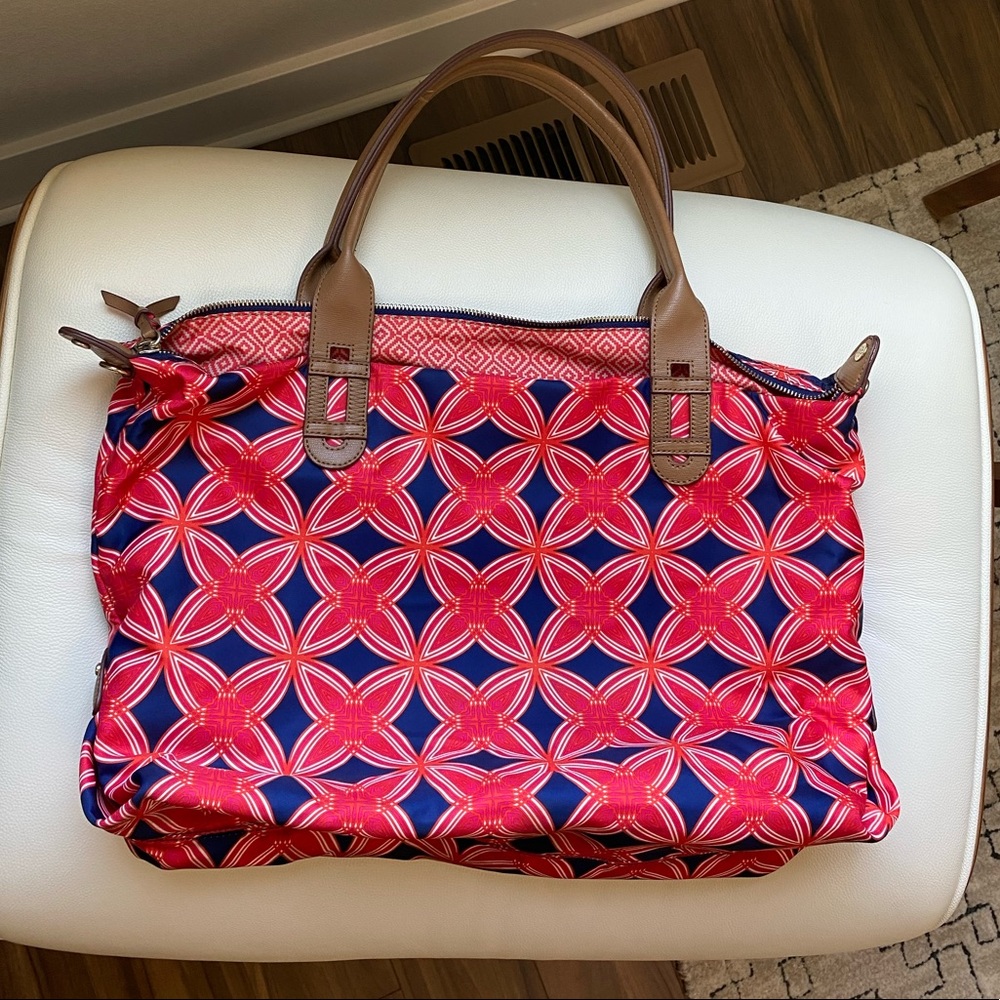 Stella & Dot tote bag | great condition | blue and red